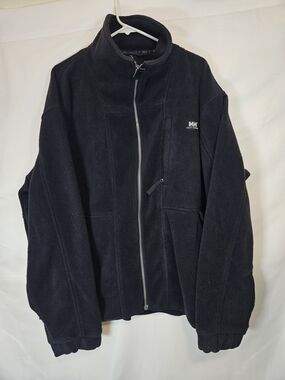 Helly Hansen Vintage Black Full-Zip Fleece Jacket